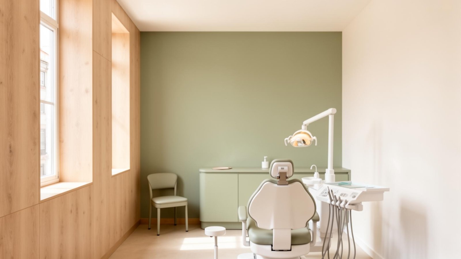 Interior sereno da clínica dentária Norden Dental em Lisboa